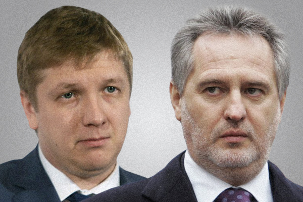 Андрій Коболєв і Дмитро Фірташ Фірташові облгази заборгували «Нафтогазу» $2 млрд