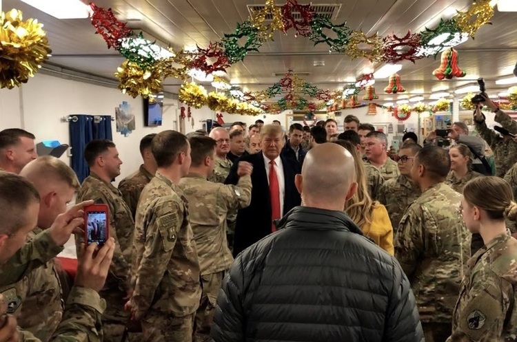 Twitter @Scavino45 Трамп: «США більше не будуть світовим поліцейським»