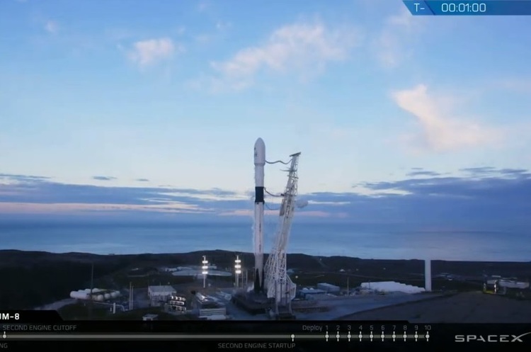 @SpaceX SpaceX успішно запустила на орбіту Falcon 9 з 10-ма супутниками (ТРАНСЛЯЦІЯ)