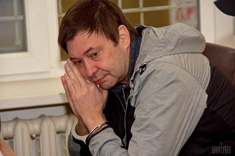 Фото: УНІАН Керівнику РІА «Новости Україна» Вишинському подовжили строк перебування під вартою до 27 січня