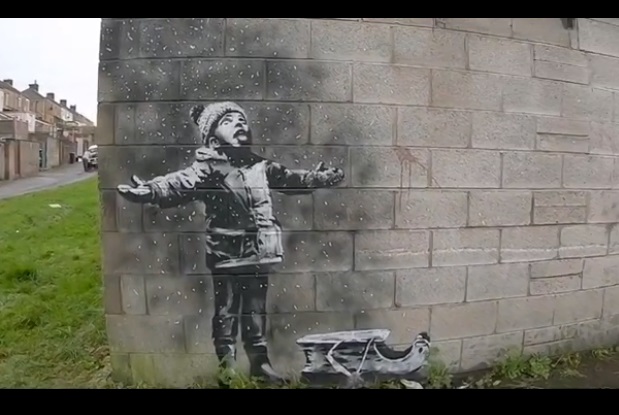 Instagram banksy Нове графіті художника Бенксі на гаражі в Уельсі продали за $130 тисяч