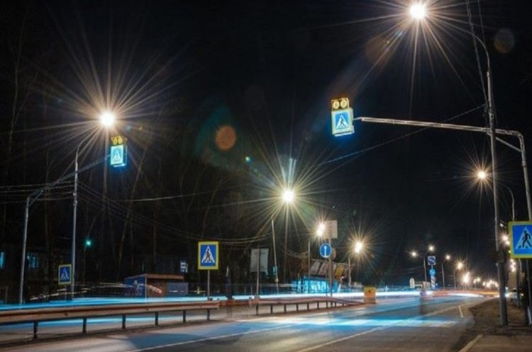 Фото: ЕлектроВісті 12 пішохідних переходів Києва обладнали сенсорним освітленням