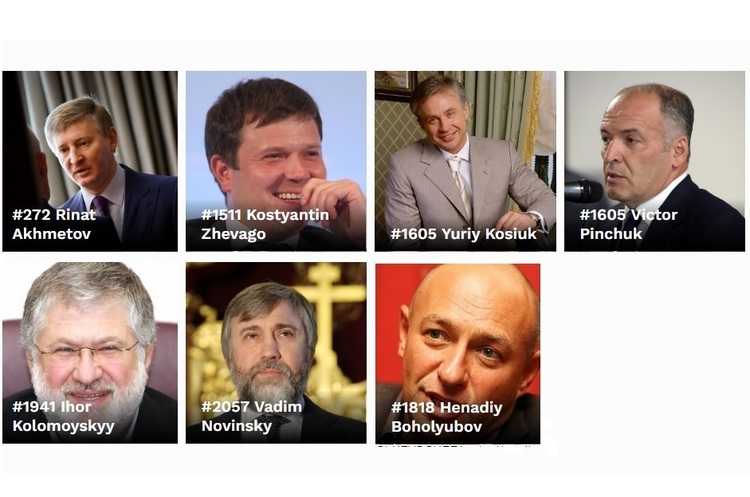 Рейтинг найбагатших українців 2019 за версією Forbes