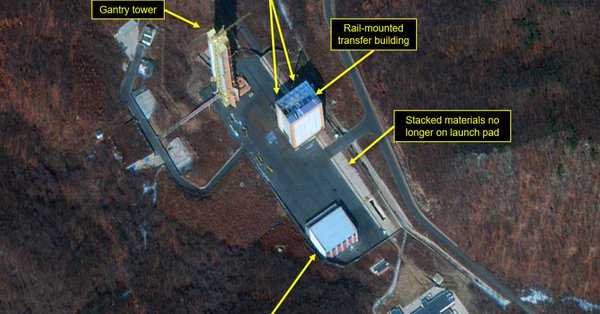 Північна Корея відновлює ракетний стартовий майданчик, який почала зносити минулого року Північна Корея відновлює ракетний стартовий майданчик, який почала зносити минулого року