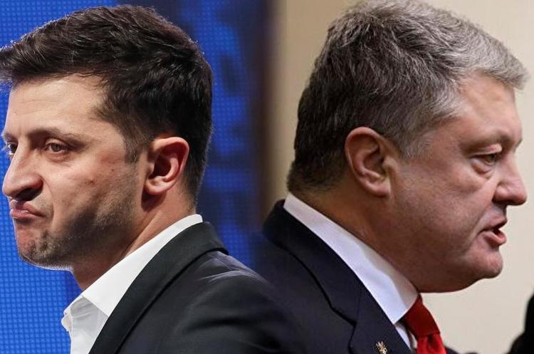 кандидати в президенти Володимир Зеленський та Петро Порошенко Штаб Порошенка підтвердив дебати 19 квітня на НСК «Олімпійський»
