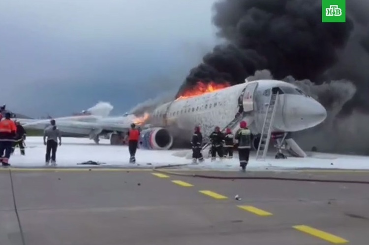 фото НТВ Вогняний «Сухий»: що не так із російським літаком SSJ