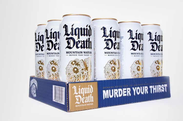фото Liquid Death Екс-креативний директор «Карткового будинку» виводить на ринок воду в пивних банках