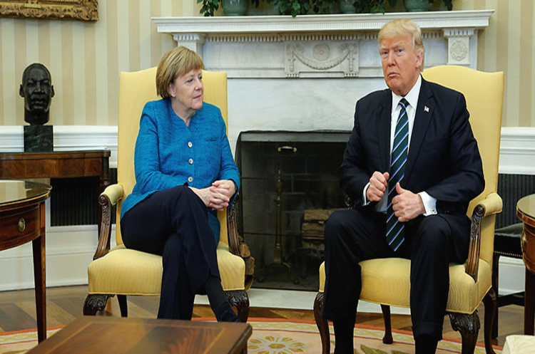 Ангела Меркель, Дональд Трамп Трамп і Меркель обговорювали ситуацію на Донбасі та Іран під час G20