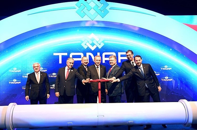 церемонія відкриття пректу TANAP 12 червня 2018 року Азербайджан готовий поставляти газ в Європу в обхід РФ – SOCAR