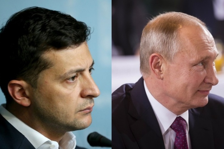 Володимир Зеленський/Владімір Путін Президенти України і Росії домовились про можливу зустріч у нормандському форматі