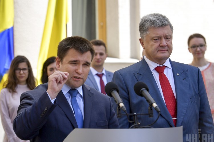 Павло Клімкін та Петро Порошенко НАБУ відкрило кримінальне провадження щодо Порошенка та Клімкіна