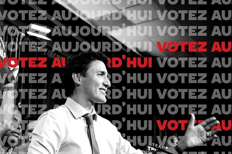 @JustinTrudeau Партія Трюдо перемагає на парламентських виборах у Канаді
