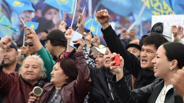 Фото: BBC У Казахстані затримали щонайменше 26 учасників мітингів проти політрепресій