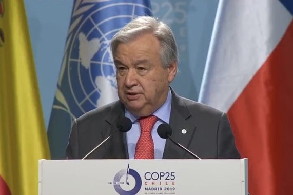 Twitter @antonioguterres У Мадриді відкрилася 25-та світова конференція щодо кліматичних змін