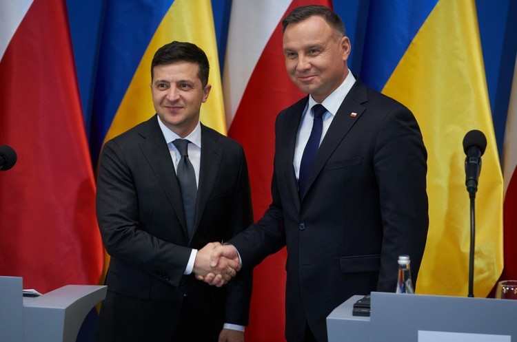 Президент України Володимир Зеленський та президент Польщі Анджей Дуда Зеленський сподівається, що польські інвестори оцінять покращення бізнес-клімату в Україні