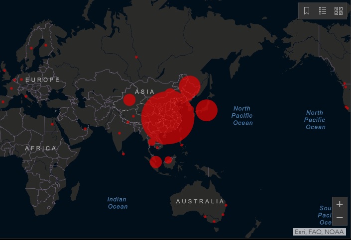 https://gisanddata.maps.arcgis.com Коронавірус вплине на більш як 5 млн компаній по всьому світу – аналітики