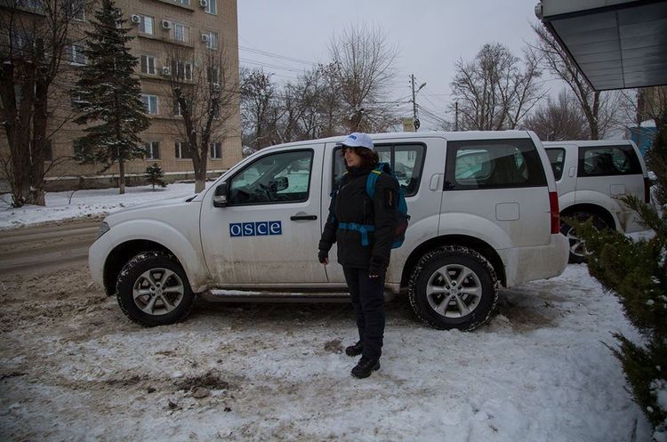 OSCE – The Organization for Security and Co-operation in Europe ОБСЄ зафіксувала понад 2300 вибухів під час ескалації 18 лютого на Донбасі