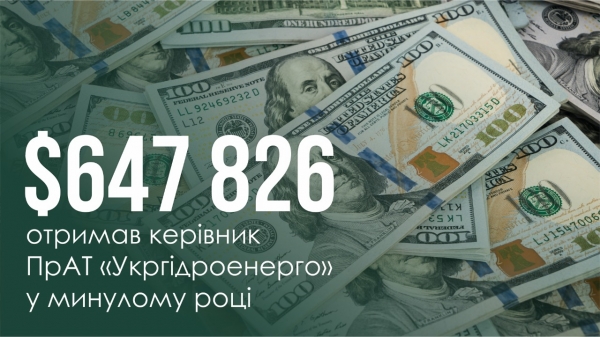 Мінекоенерго обурене «захмарною» зарплатнею глави «Укргідроенерго», на підприємстві відреагували (ОНОВЛЕНО) Мінекоенерго обурене «захмарною» зарплатнею глави «Укргідроенерго», на підприємстві відреагували (ОНОВЛЕНО)