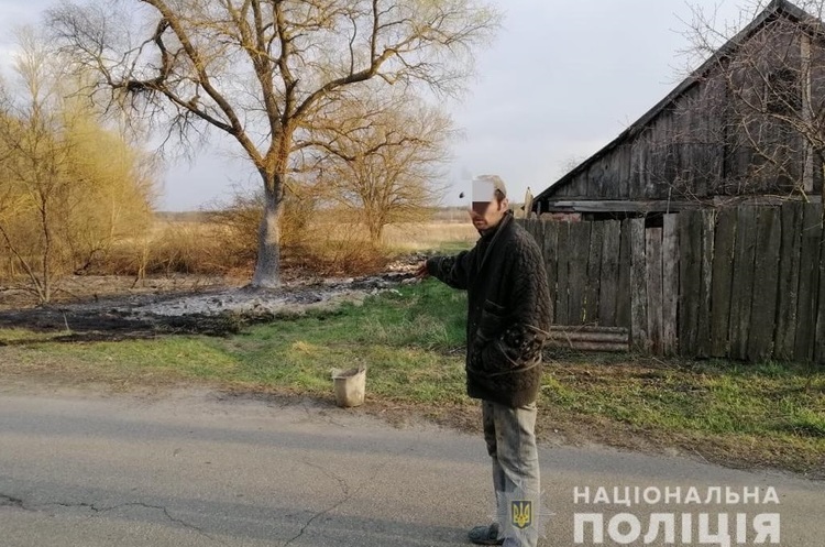 Поліція встановила чоловіка, причетного до виникнення пожежі в Чорнобильській зоні