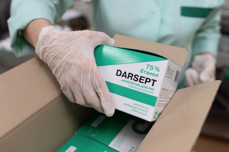 Фото: darnitsa.ua «Дарниця» випустила дезінфікуючий засіб Darsept