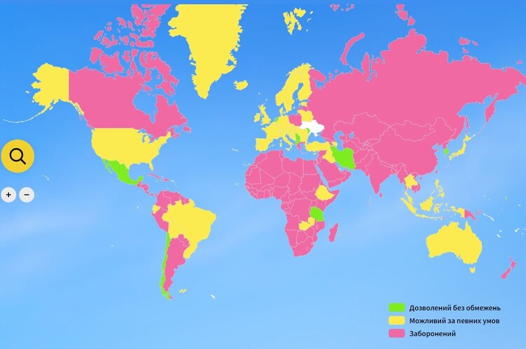 Країни, що вже відкрили транзитний проїзд для українців Країни, що вже відкрили транзитний проїзд для українців
