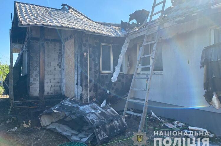 На місці пожежі будинку Шабуніна не виявили слідів вибухівки – поліція На місці пожежі будинку Шабуніна не виявили слідів вибухівки – поліція