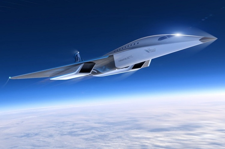 фото Virgin Galactic Virgin Galactic показала дизайн пасажирського літака, що літатиме втричі швидше за звук