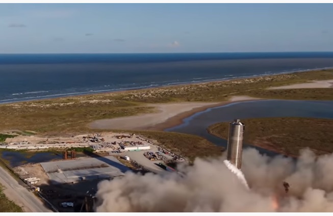 SpaceX SpaceX провела успішне випробування прототипу корабля Starship, який полетить на Марс (ВІДЕО)