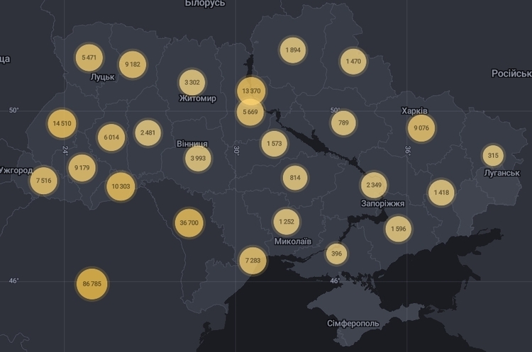 В Украине 2141 новый случай коронавируса В Украине 2141 новый случай коронавируса