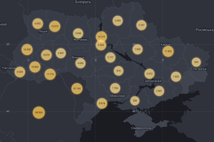 В Україні - 2 582 нових випадки коронавірусу В Україні - 2 582 нових випадки коронавірусу