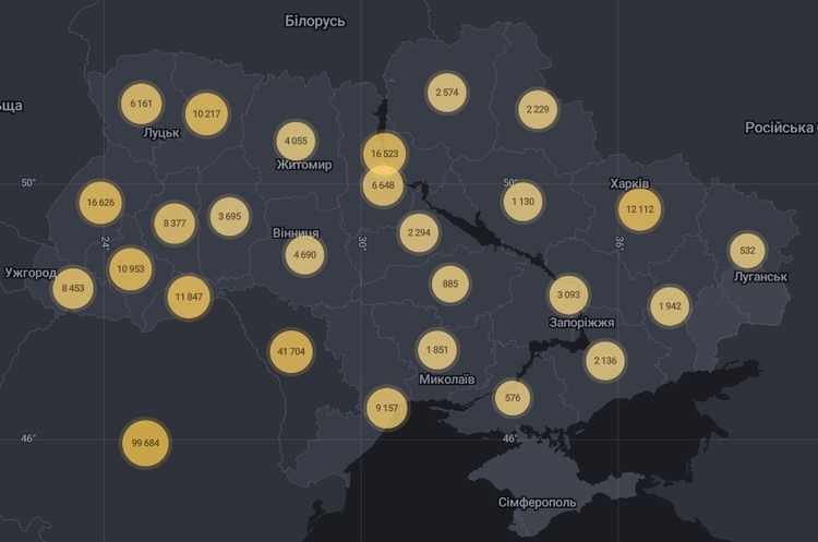 В Україні 3 144 нових випадки коронавірусу В Україні 3 144 нових випадки коронавірусу