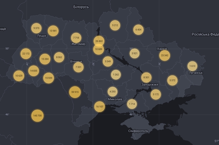 Поширення коронавірусної інфекції в Україні В Україні за добу 5 804 людини захворіли на COVID-19