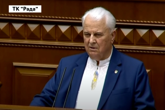Голова ТКГ Леонід Кравчук Кравчук назвав чотири умови для досягнення миру на Донбасі і його реінтеграції