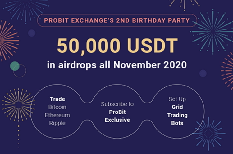 ProBit Exchange объявляет о 4 премиальных функциях листинга «ProBit Exclusive» в честь своей второй годовщины ProBit Exchange объявляет о 4 премиальных функциях листинга «ProBit Exclusive» в честь своей второй годовщины