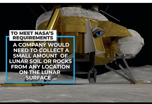 скрін-шот NASA NASA уклало контракти з приватними компаніями на видобуток грунту з Місяця
