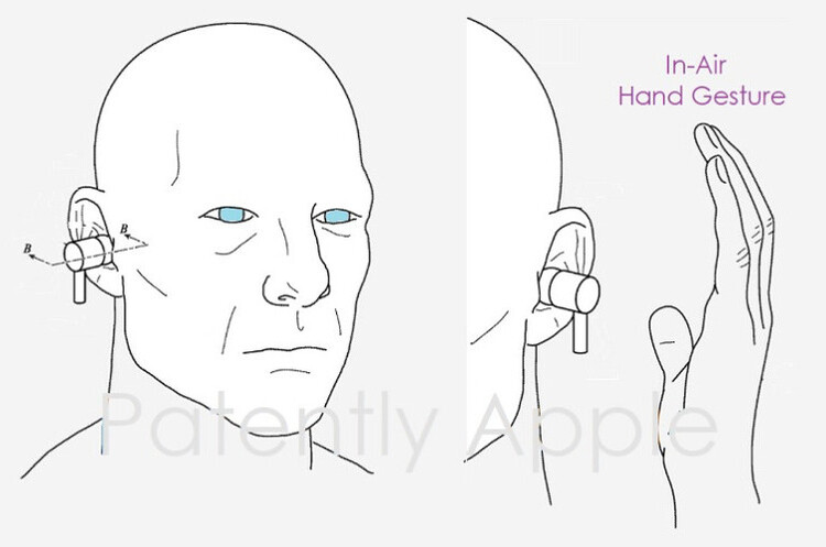 Apple отримала патент на управління AirPods за допомогою рухів рук, язика, обличчя