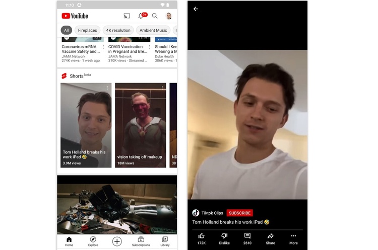 фото DR YouTube почав тестувати сервіс Shorts, що може стати конкурентом для TikTok