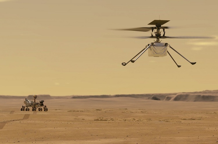 фото DR NASA успішно здійснило другий політ вертольота на Марсі