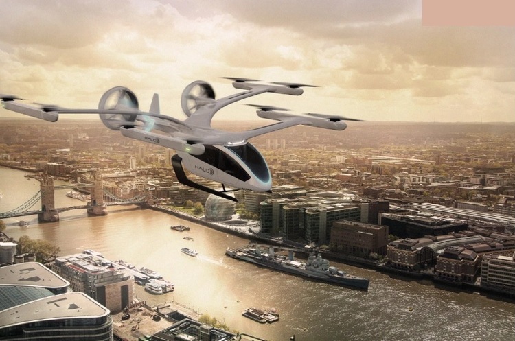 Компанія Halo запустить у двох країнах сервіс аеротаксі – в кожному по 100 літаючих машин