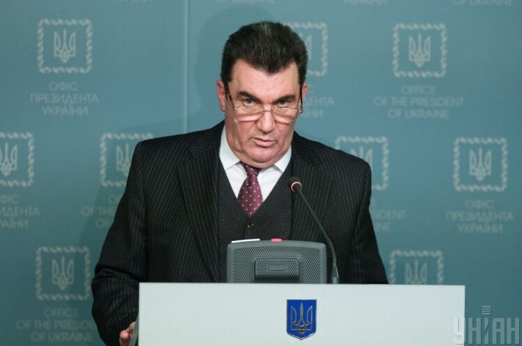 Секретар РНБО Олексій Данілов РНБО ввела санкції ще проти дев'яти українців зі списку США