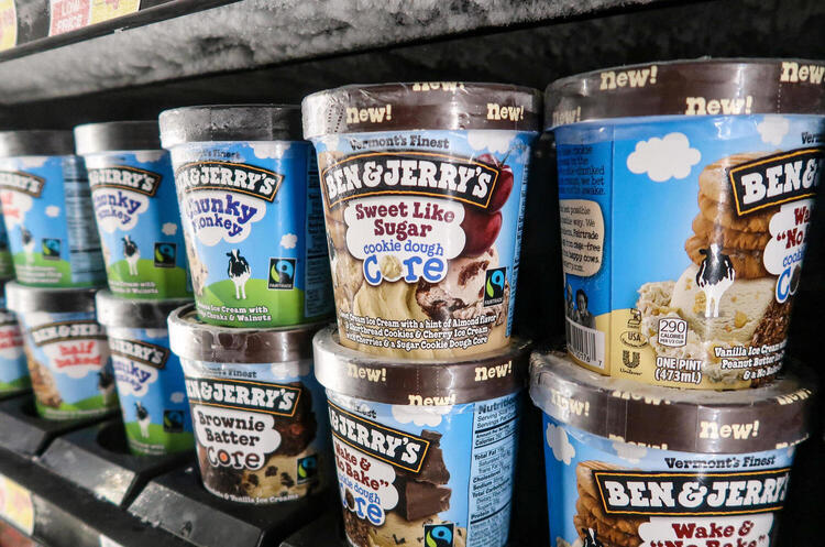 фото Shutterstock Ben & Jerry's відмовилася продавати морозиво на територіях, «окупованих Ізраїлем»