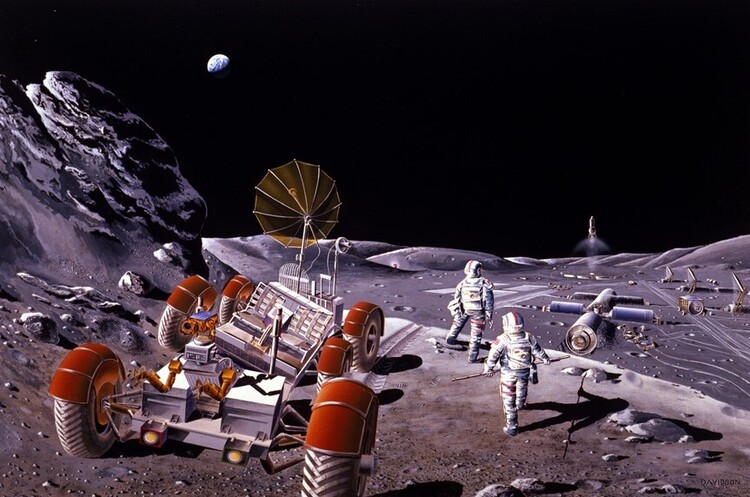 NASA/Dennis Davidson NASA доставило на МКС 3D-принтер, який буде друкувати об’єкти з місячного грунту