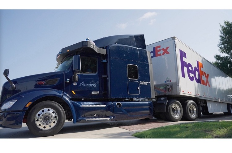 фото Aurora В США FedEx запустила перші безпілотні вантажівки – вони розвозитимуть пошту без водіїв