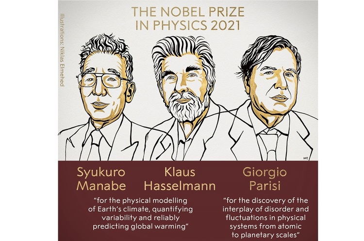 @NobelPrize Нобелівську премію з фізики присудили за «прогнозування глобального потепління»