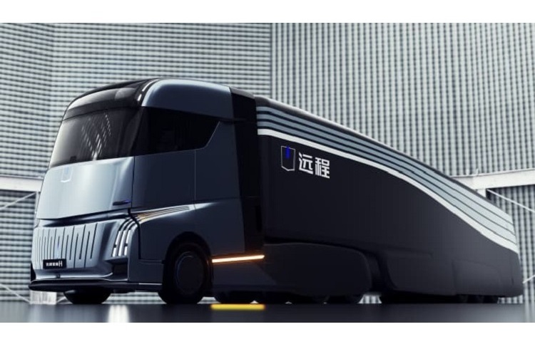 фото Geely Китайська Geely представила власну електричну вантажівку – конкурента Semi від Tesla