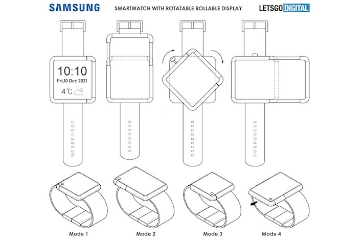 фото Samsung Samsung запатентувала розумний годинник з екраном, який розтягується