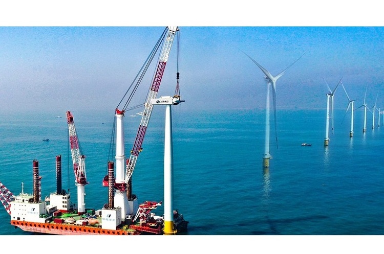 Китай увів в експлуатацію найбільшу морську вітрову електростанцію