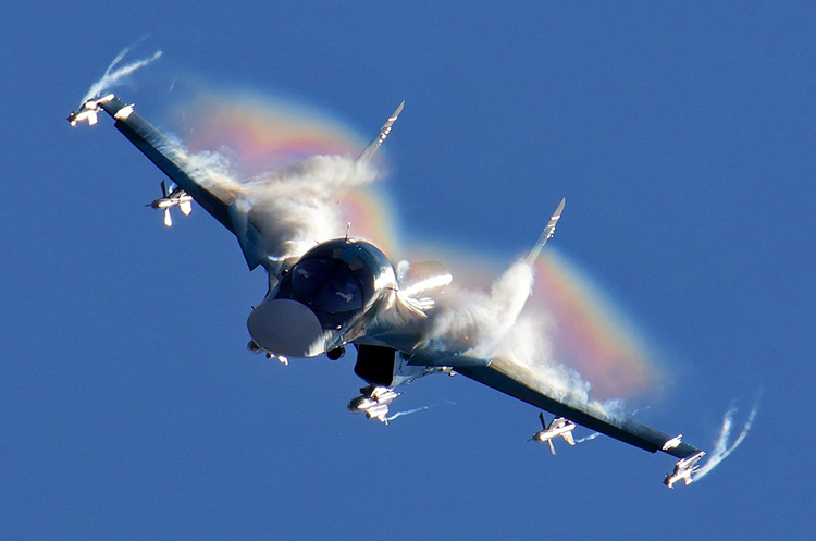 Російський винищувач-бомбардувальник СУ-34. Російський винищувач-бомбардувальник СУ-34 збито в районі Волновахи