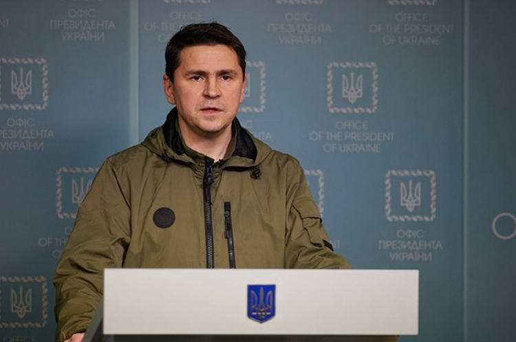 Радник голови Офісу президента Михайло Подоляк. Подоляк: На переговорах із РФ спробуємо довести, що силою вибивати якісь результати не вдасться