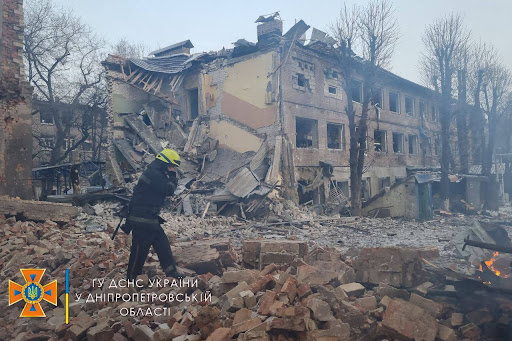 Росія вдарила по житлових районах Дніпра Росія вдарила по житлових районах Дніпра